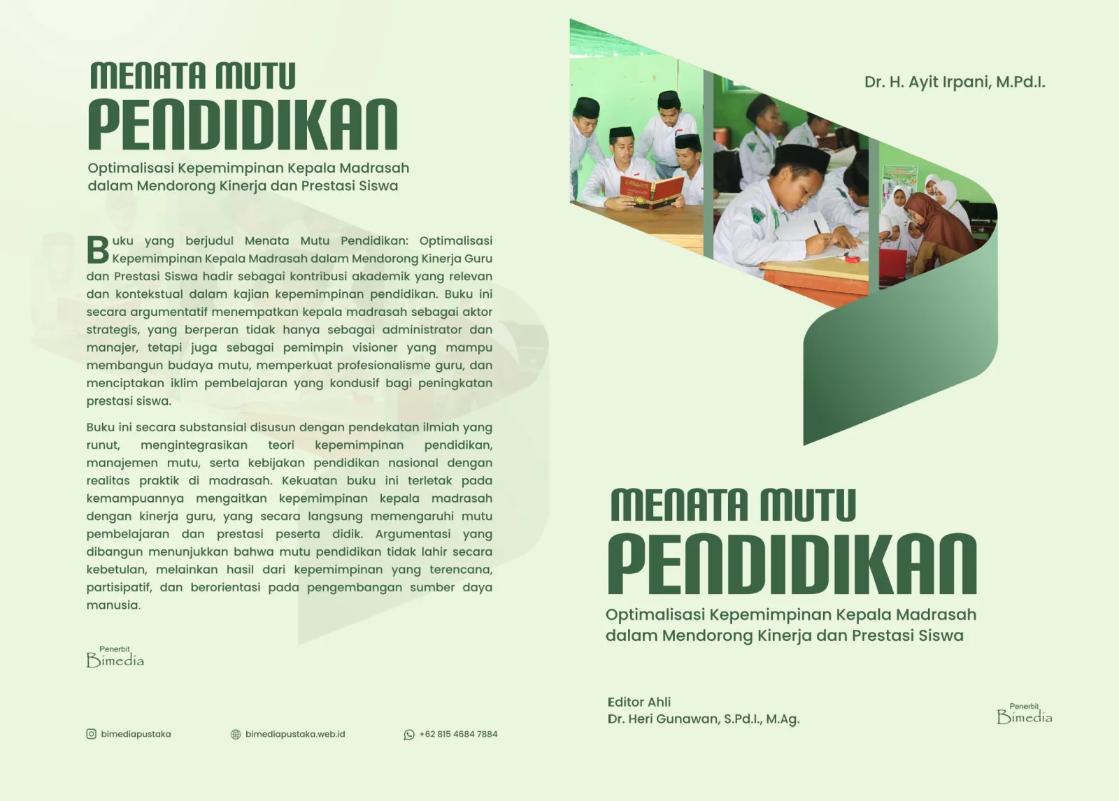 Sampul buku Menata Mutu Pendidikan