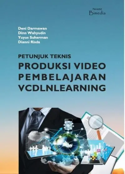Sampul buku Produksi Video Pembelajaran VCDLN Learning