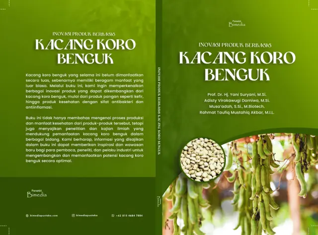 Sampul buku Inovasi Produk Berbasis Kacang Koro Benguk
