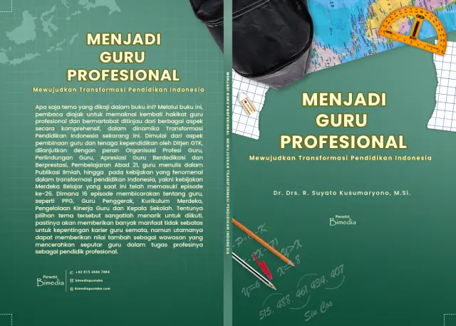 Sampul buku Menjadi Guru Profesional: Mewujudkan Transformasi Pendidikan Indonesia